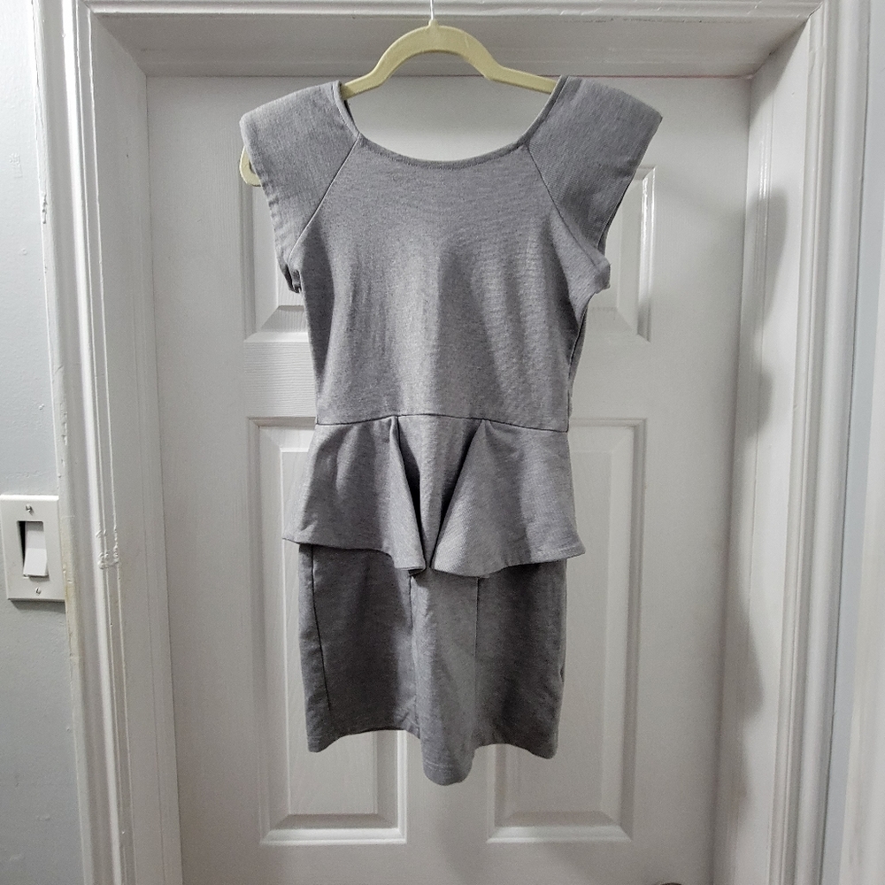Peplum Mini Dress